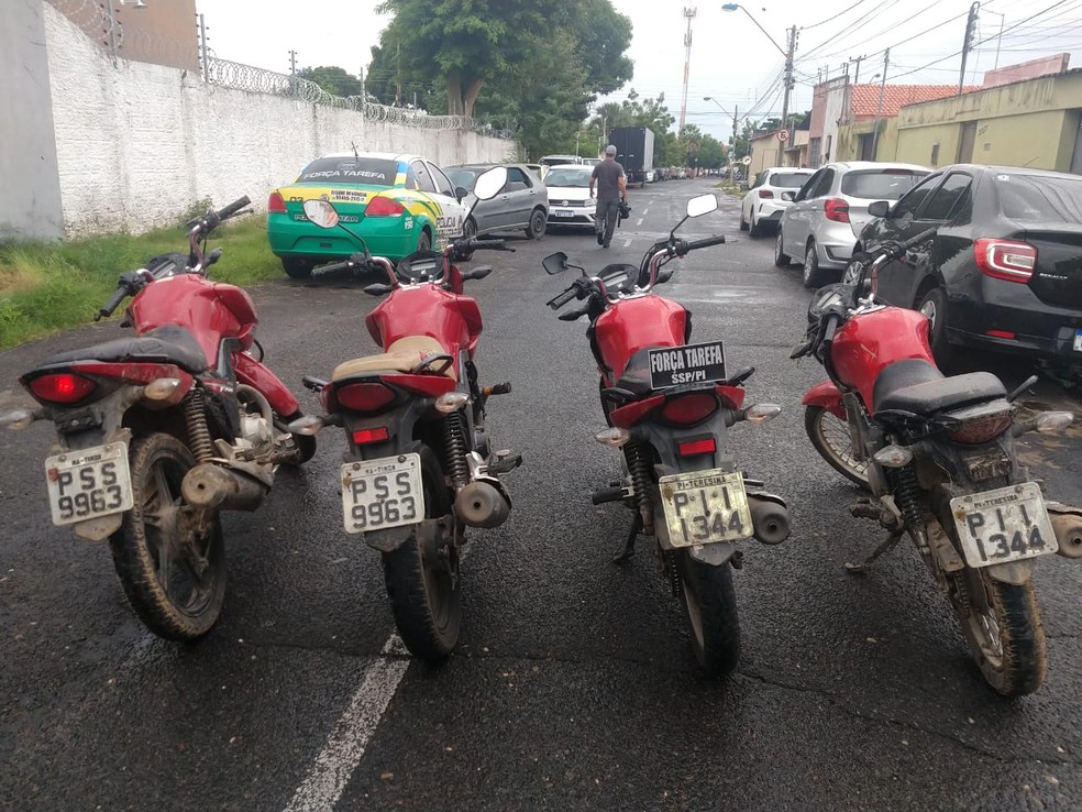 Motocicletas apreendidas