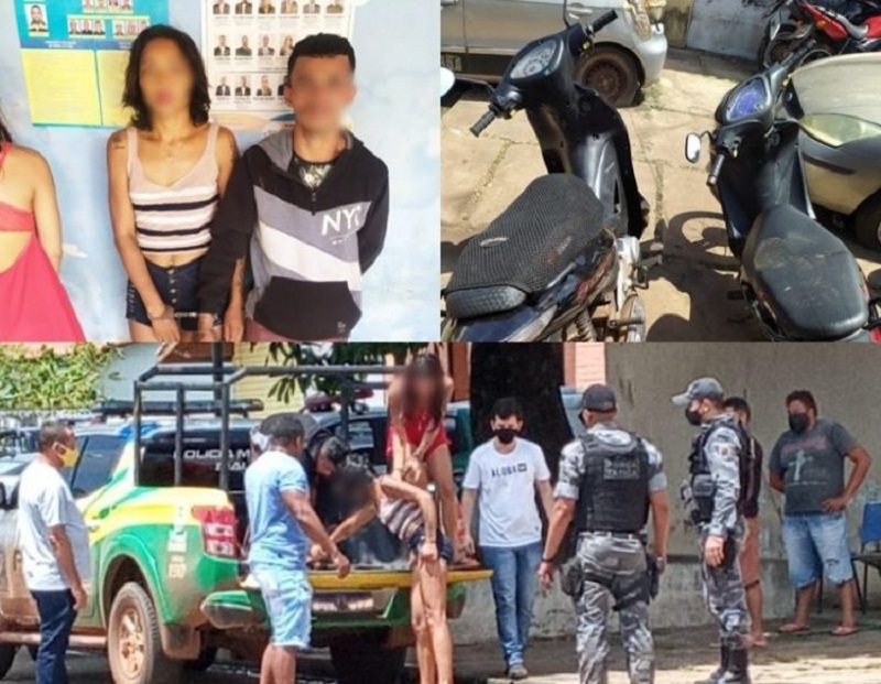 Um grupo acusado de assaltos em Esperantina foi preso em ação ostensiva da Polícia Militar