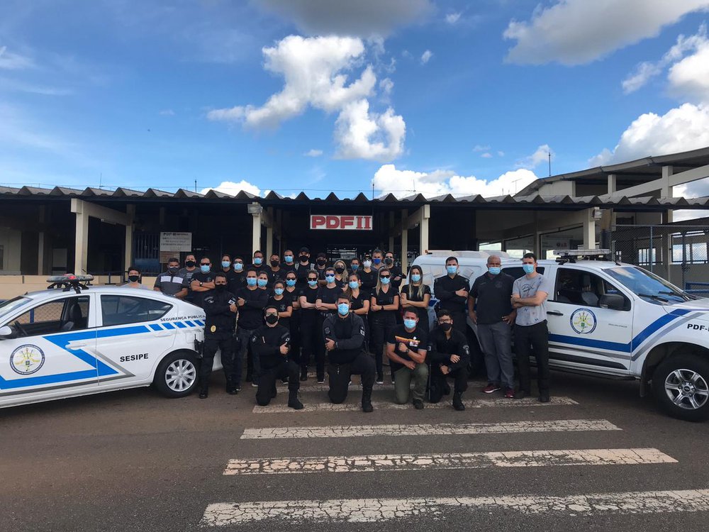 Polícia Penal do Distrito Federal aderiu fortemente ao lockdown da Segurança Pública (Foto: Divulgação/SINDPOL-DF) Polícia Penal do Distrito Federal aderiu fortemente ao lockdown da Segurança Pública (Foto: Divulgação/SINDPOL-DF)