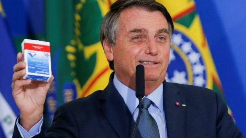 Bolsonaro fez uma série de apelos públicos a favor do 'tratamento precoce' contra a COVID-19