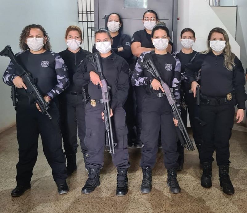 Policiais penais femininas de Macapá lutam pela vacina contra a COVID-19