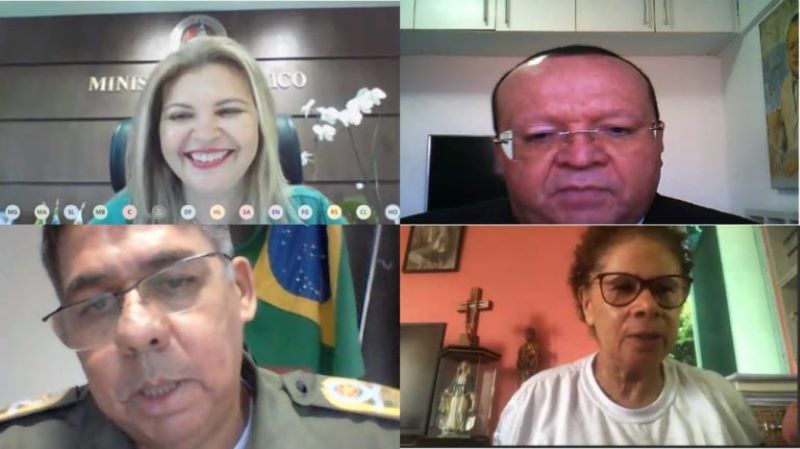 Solenidade virtual de inauguração da reforma das intalações da Promotoria de Justiça Militar