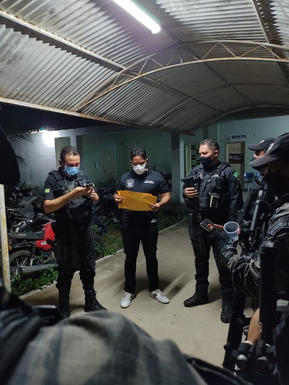 Cerca de 150 Policiais Penais, Civis e Militares estiveram em ação (Foto: ASCOM/SEJUSPI) Cerca de 150 Policiais Penais, Civis e Militares estiveram em ação (Foto: ASCOM/SEJUSPI)