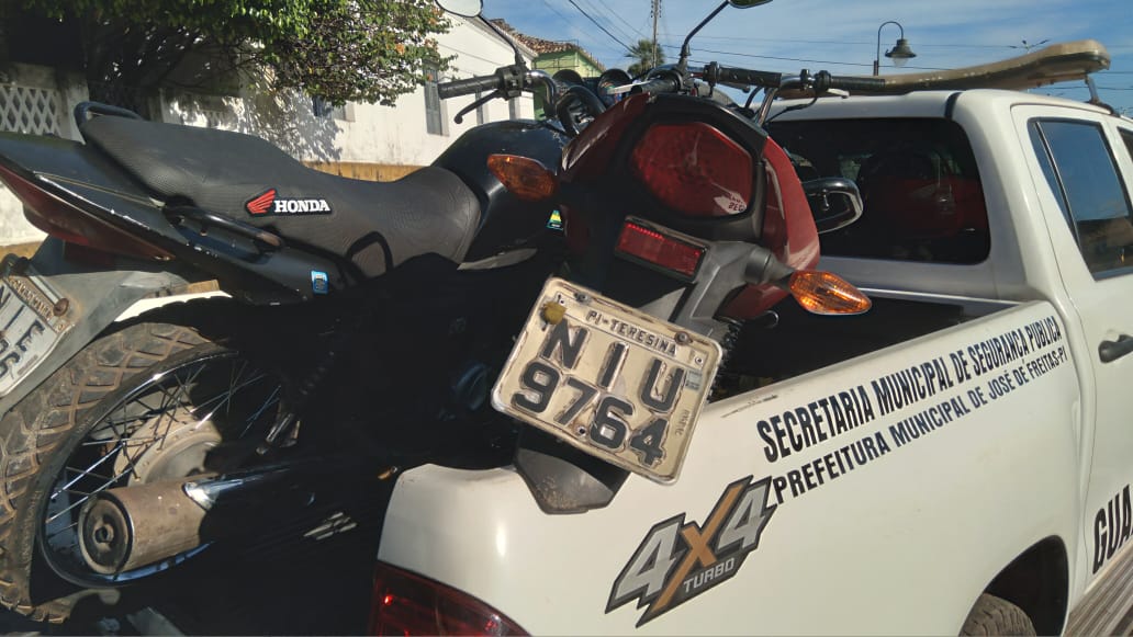 Motos utilizadas no crime