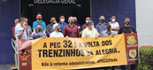 A mobilização aconteceu em todo o País; em Teresina (PI), foi em frente à sede da PRF