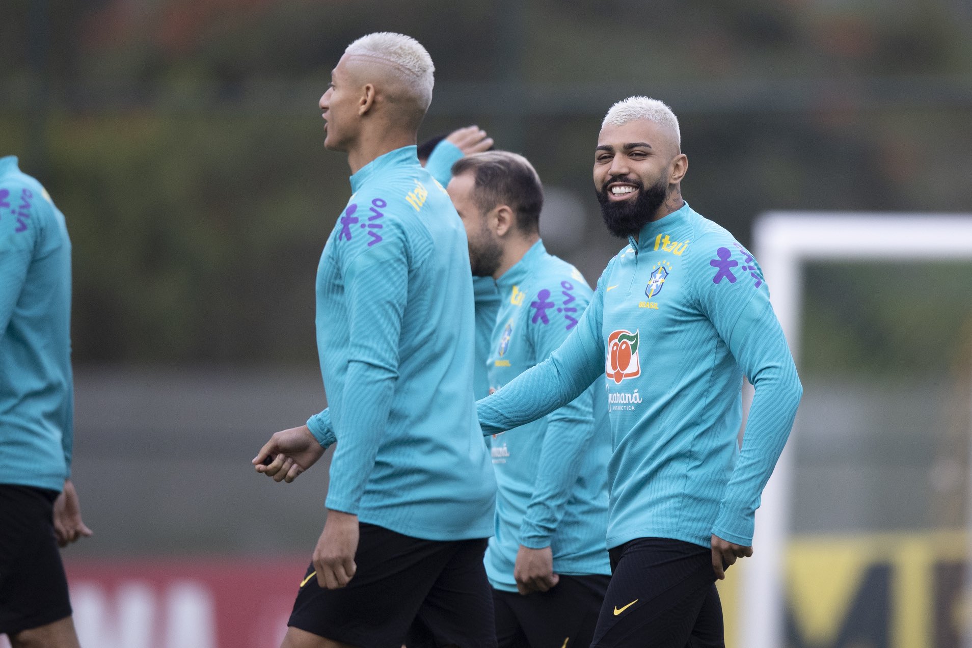 A Seleção Brasileira realizou hoje último treino antes da partida contra o Peru, pela CONMEBOL