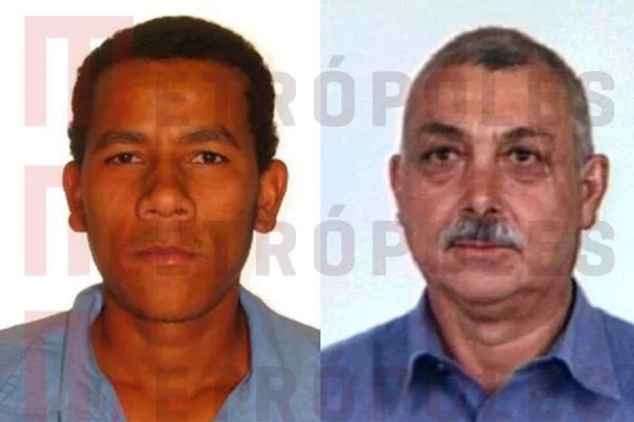 Elmi Caetano Evangelista, de 74 anos; e Alain Reis de Santana, 33, foram detidos nesta quinta-feira pela força-tarefa que caça o maníaco