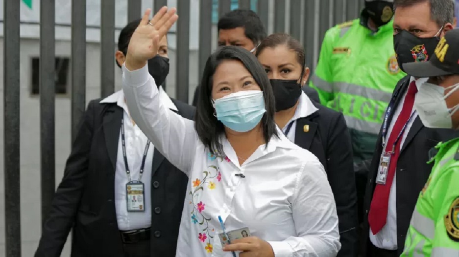 Keiko Fujimori, filha do ex-ditador Alberto Fujimori e candidata à presidência do Peru em 2021