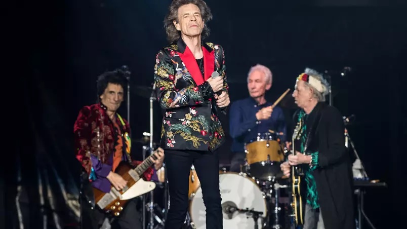 Ronnie Wood, Mick Jagger, Charlie Watts e Keith Richards
