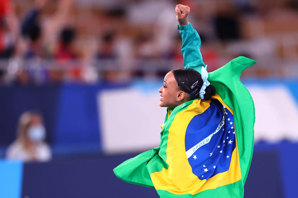 Brasileira Rebeca Andrade: Ouro no salto