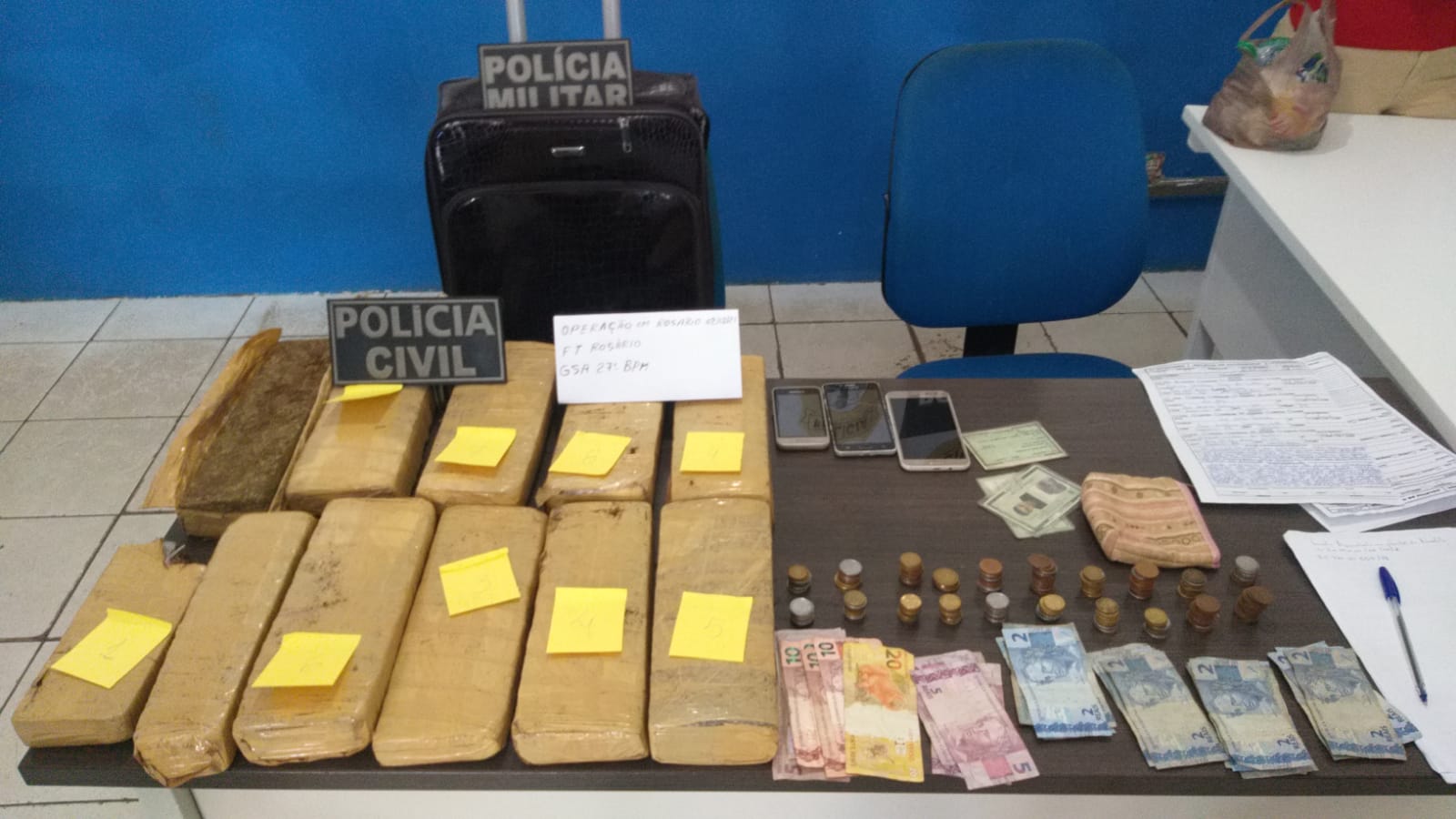 Drogas apreendidas pela Polícia do Maranhão