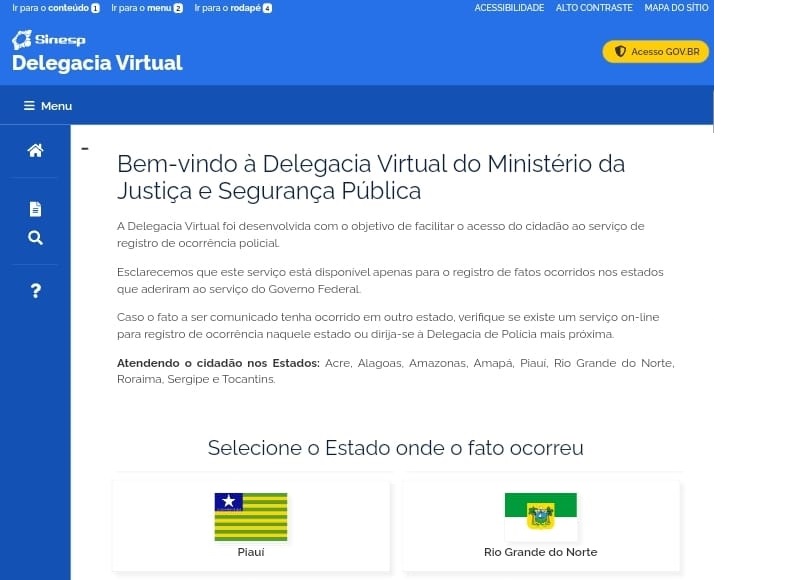 Os registros poderão ser feitos a partir de dispositivos com acesso a internet, como computadores, smartphones, tablets e outros