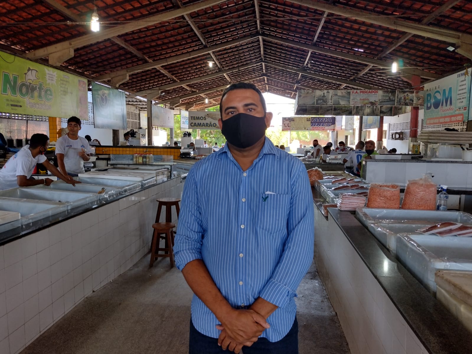 Francisco Macedo, administrador do Mercado do Peixe.