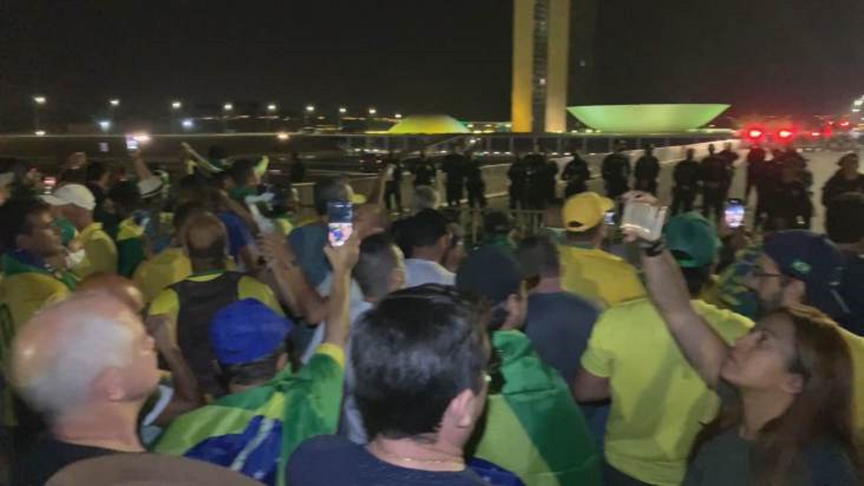 Manifestação de apoiadores do Bolsonaro