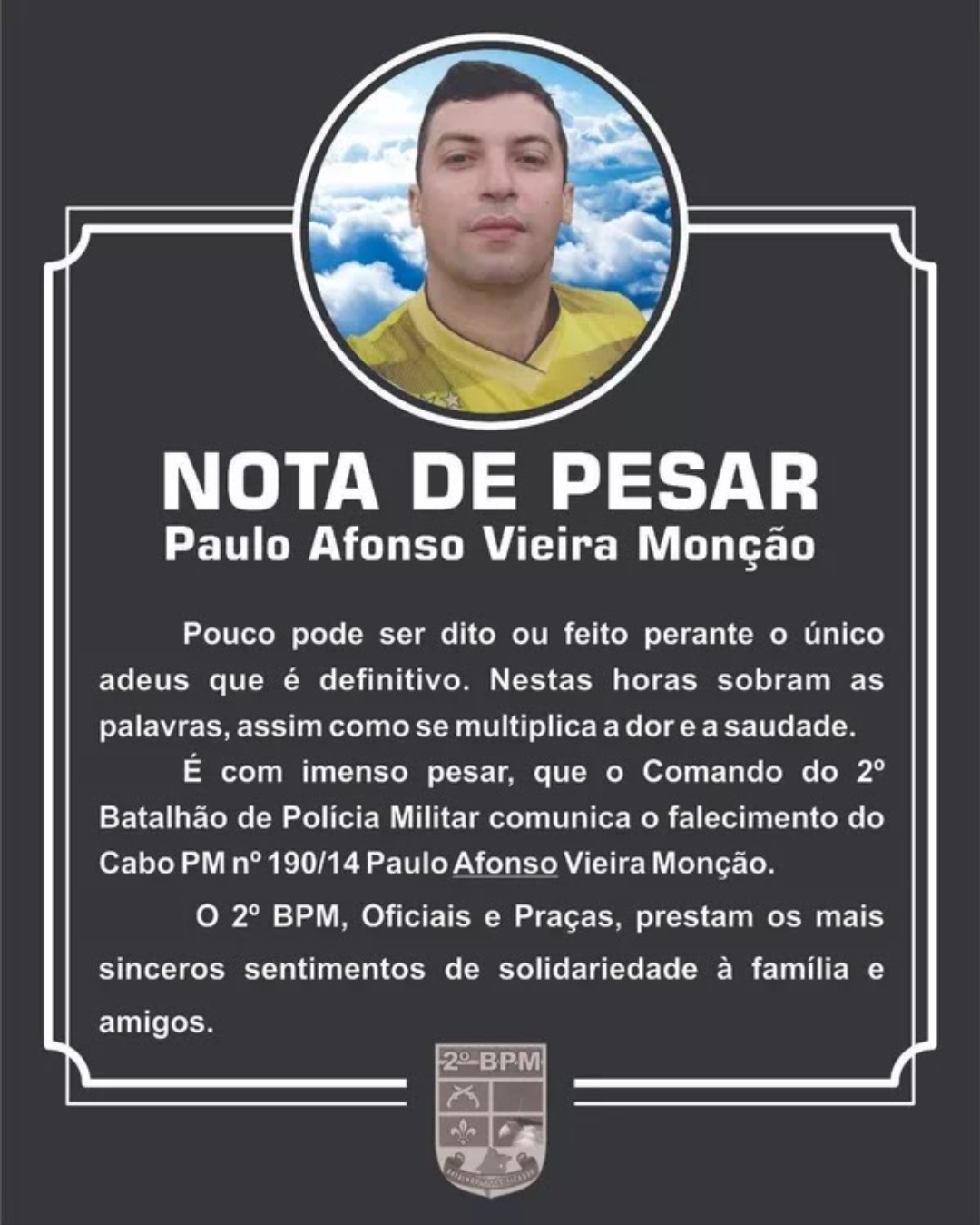 Nota de pesar