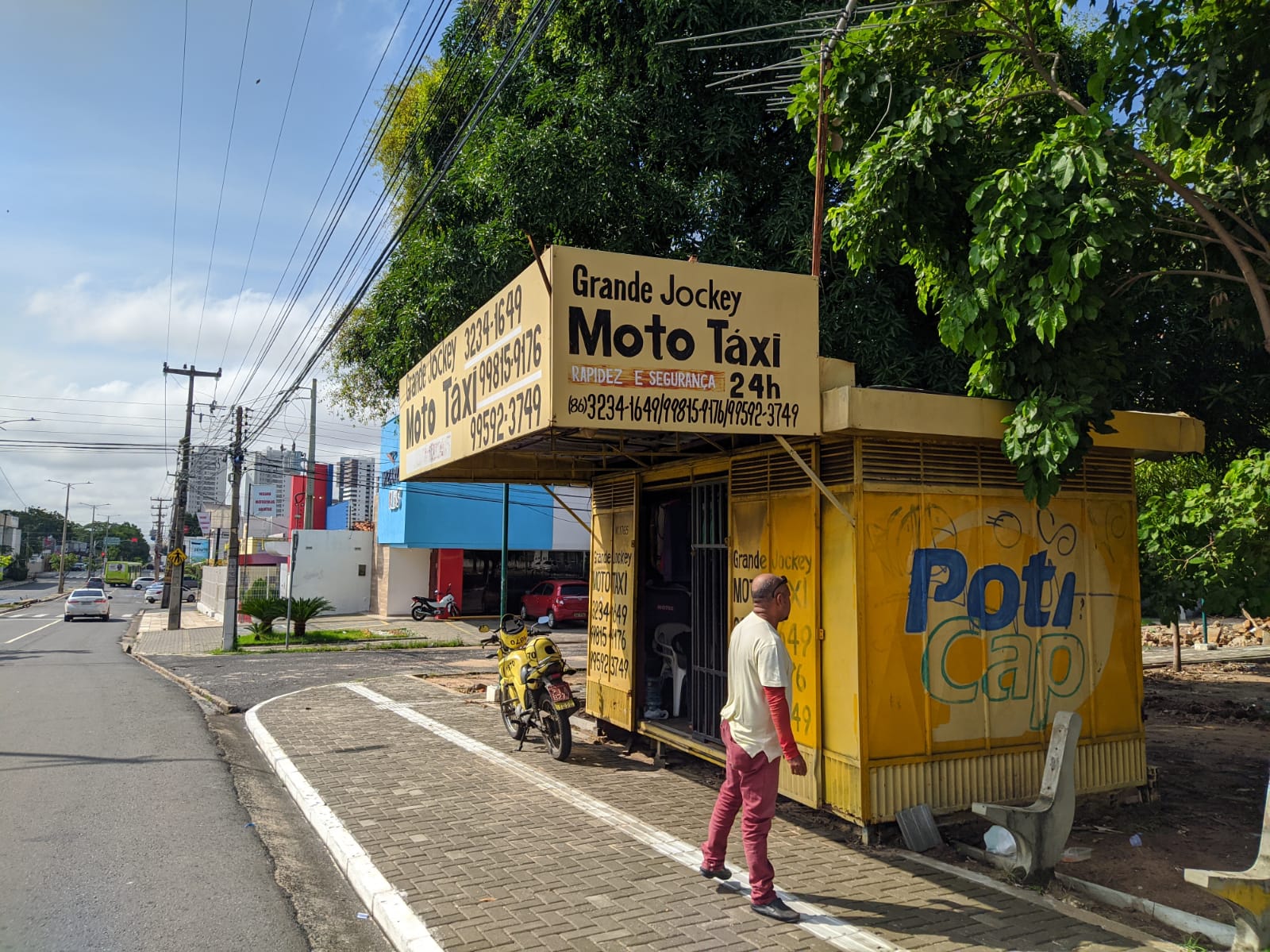 Ponto uitlizado pelos mototaxistas