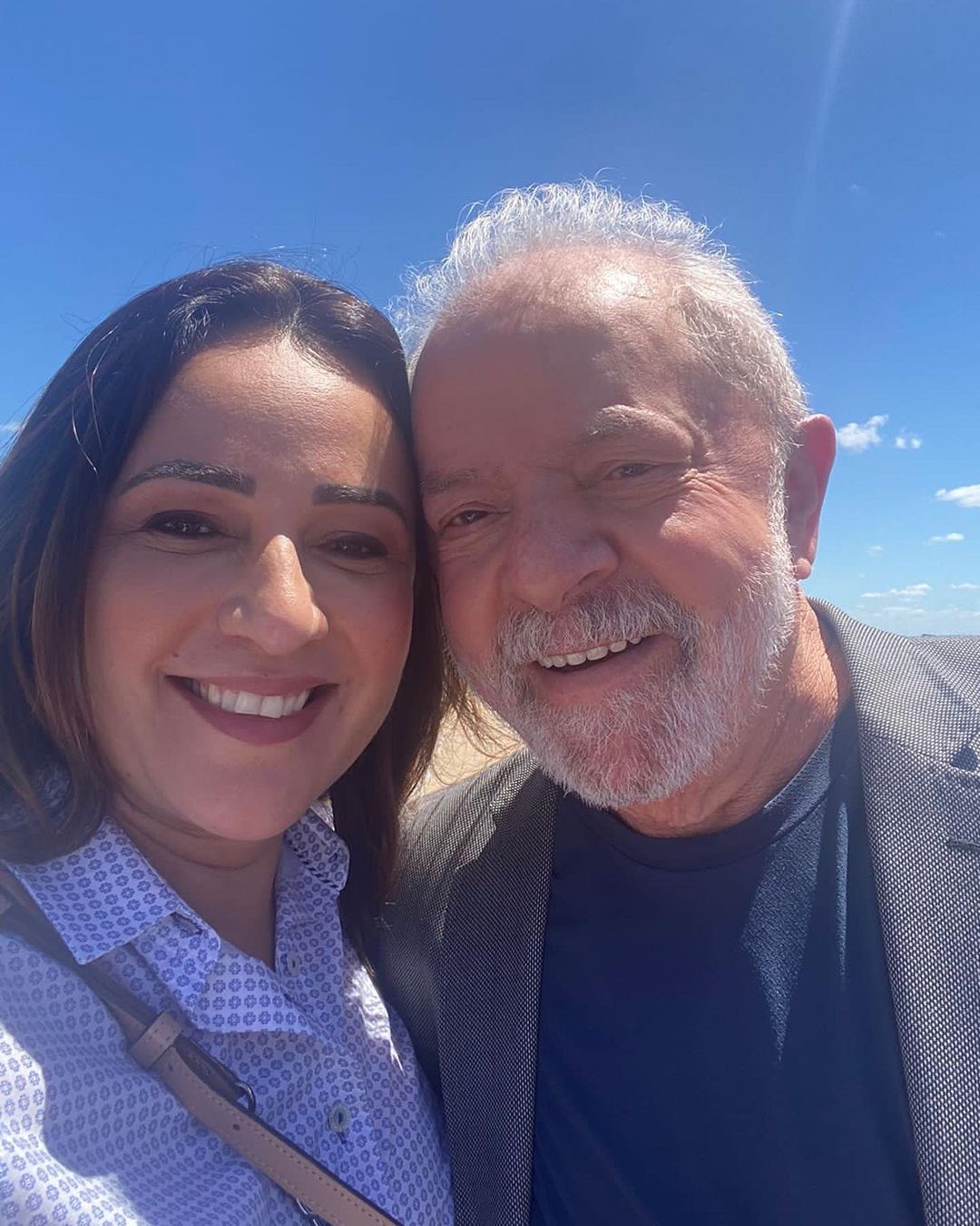 Deputada federal, Rejane Dias (PT) e ex-presidente Luiz Inácio Lula da Silva (PT)