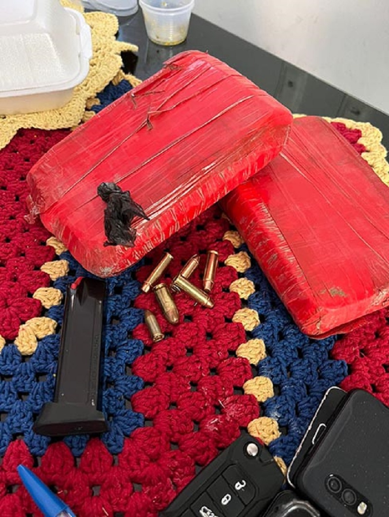 Droga apreendida pela polícia