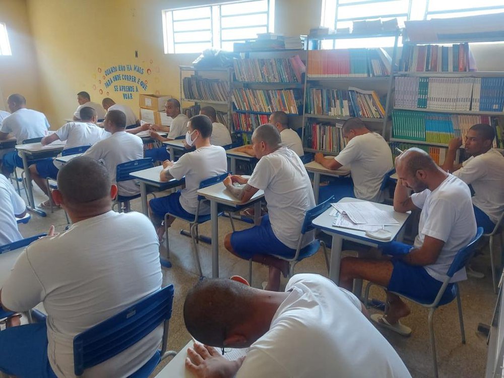 Internos realizaram as provas do Encceja 2022 no Piauí (Foto: Divulgação) Internos realizaram as provas do Encceja 2022 no Piauí (Foto: Divulgação)