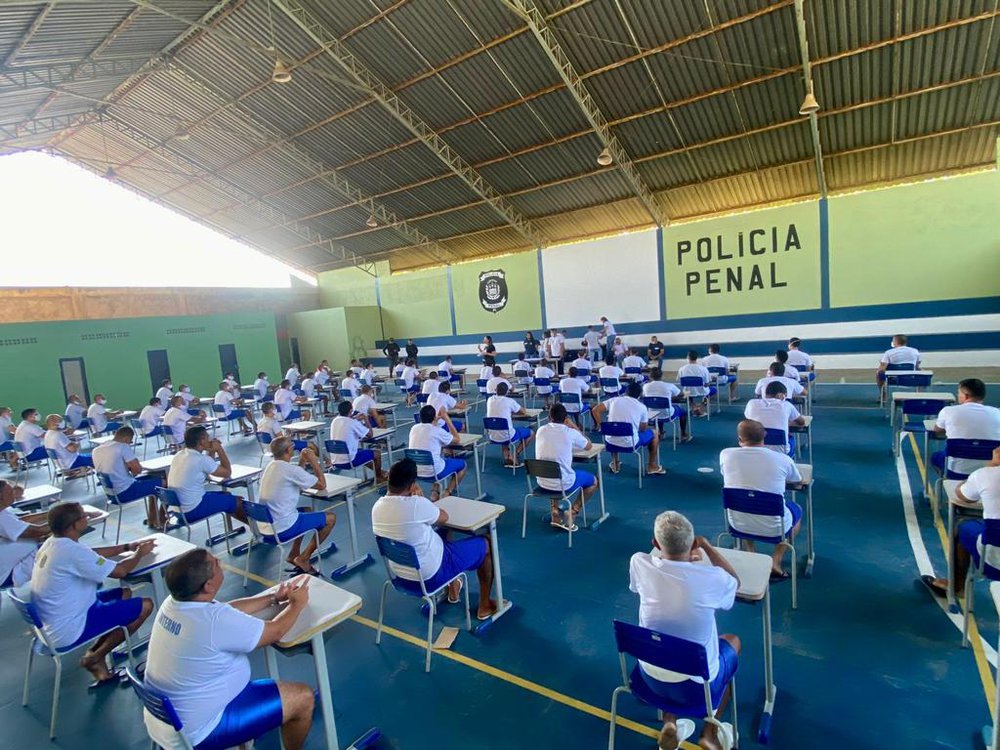 Mais de 250 internos realizaram as provas do Encceja 2022 no Piauí (Foto: Divulgação) Mais de 250 internos realizaram as provas do Encceja 2022 no Piauí (Foto: Divulgação)