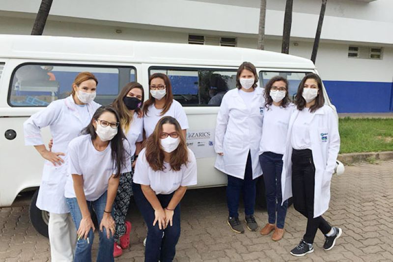 Equipe de pesquisadoras aplicam testes em moradores de São Sebastião e da Estrutural