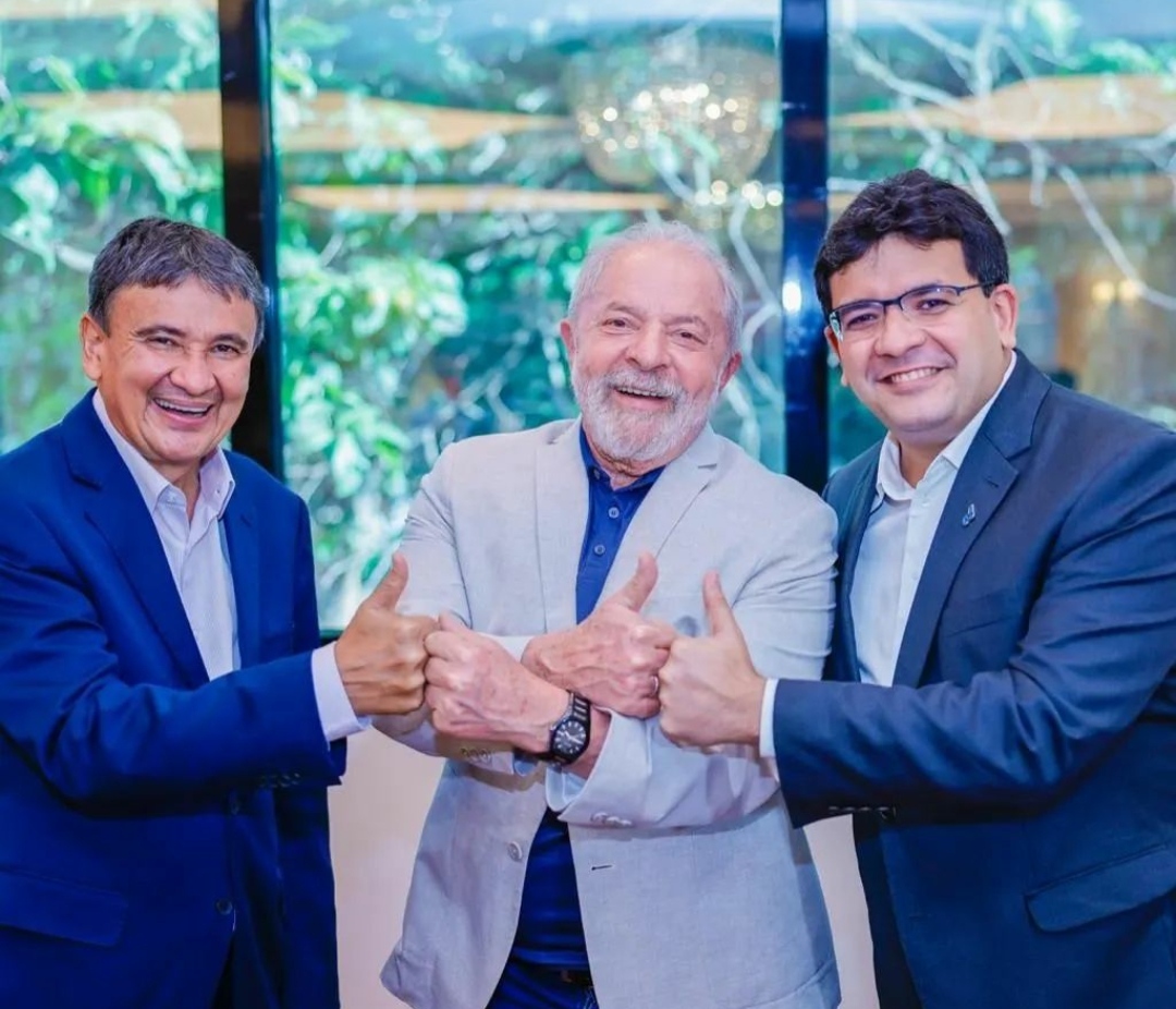 Wellington Dias e Rafael Fonteles se reúnem com ex-presidente Lula em São Paulo