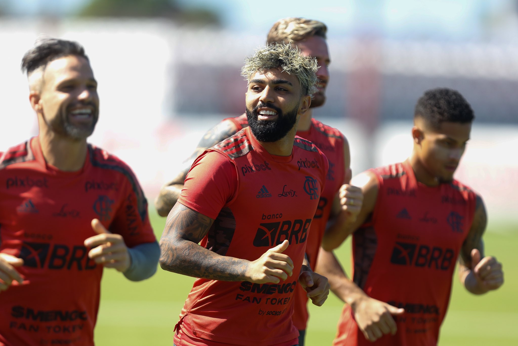 Jogadores do Flamengo