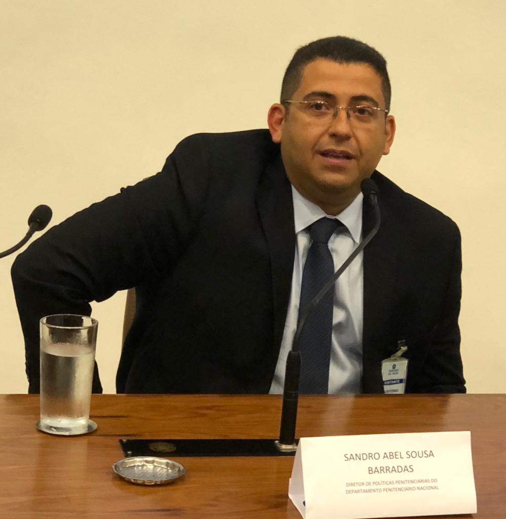 Sandro Abel Barradas, diretor de Políticas Penitenciárias do DEPEN