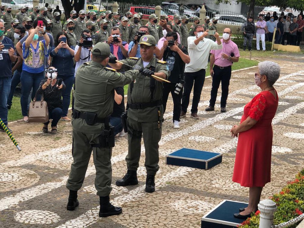 Transmissão de Comando perante a governadora Regina Sousa (Foto: Jacinto Teles/JTNEWS)