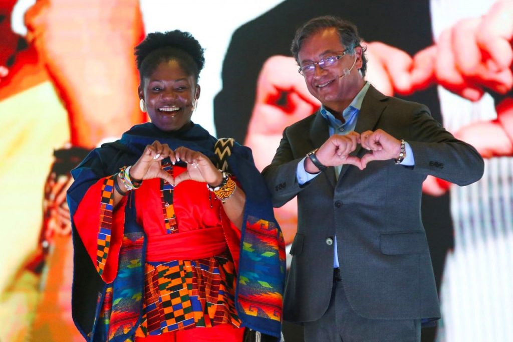 Francia Marquez e Gustavo Petro