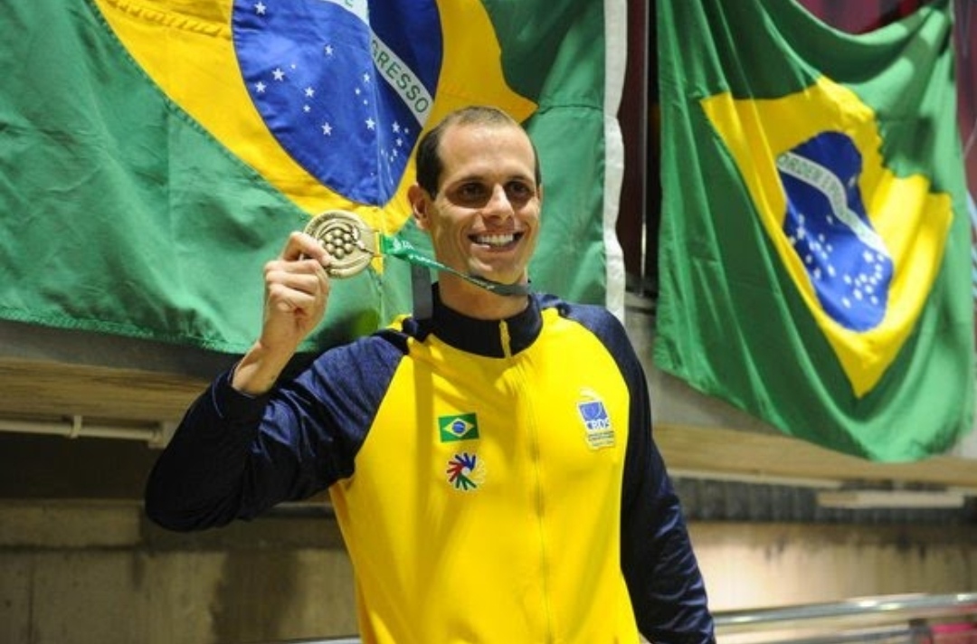Guilherme Maia é o maior medalhista da história do Brasil, com seis conquistas, sendo a única de ouro do país