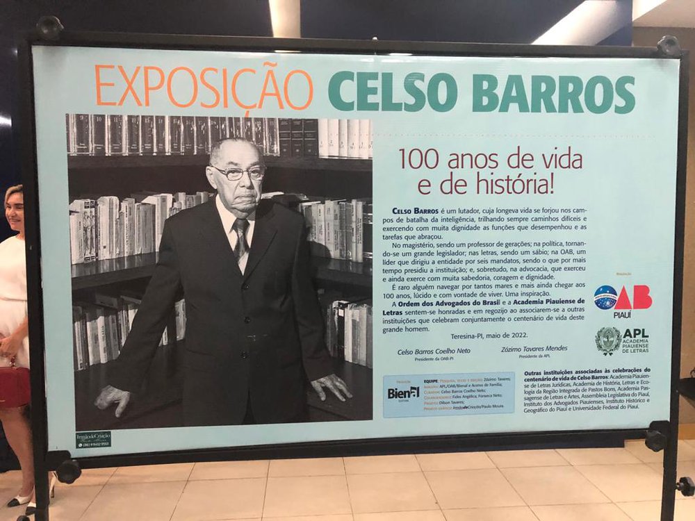 Homenagem da OAB e da APL ao jurista e escritor Celso Barros Coelho (Foto: Jacinto Teles/JTNEWS)