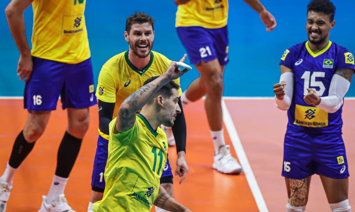 Brasil triunfa por 3 sets a 0 no ginásio Nilson Nelson