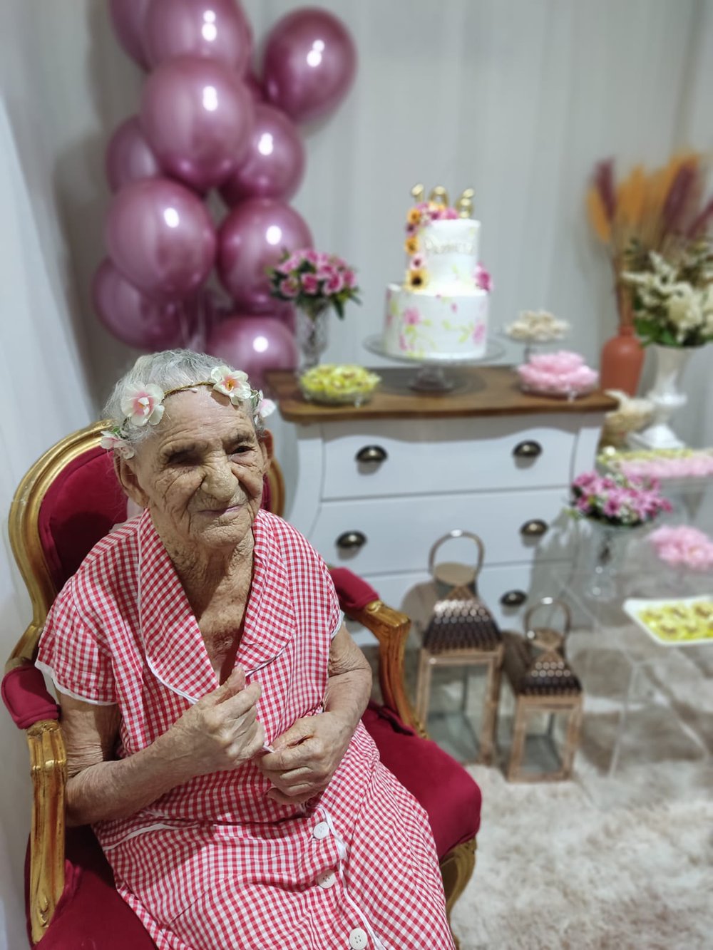 Dona Pedrina de João Branco completa 106 anos (Foto: Arquivo Familiar) Dona Pedrina de João Branco completa 106 anos (Foto: Arquivo Familiar)
