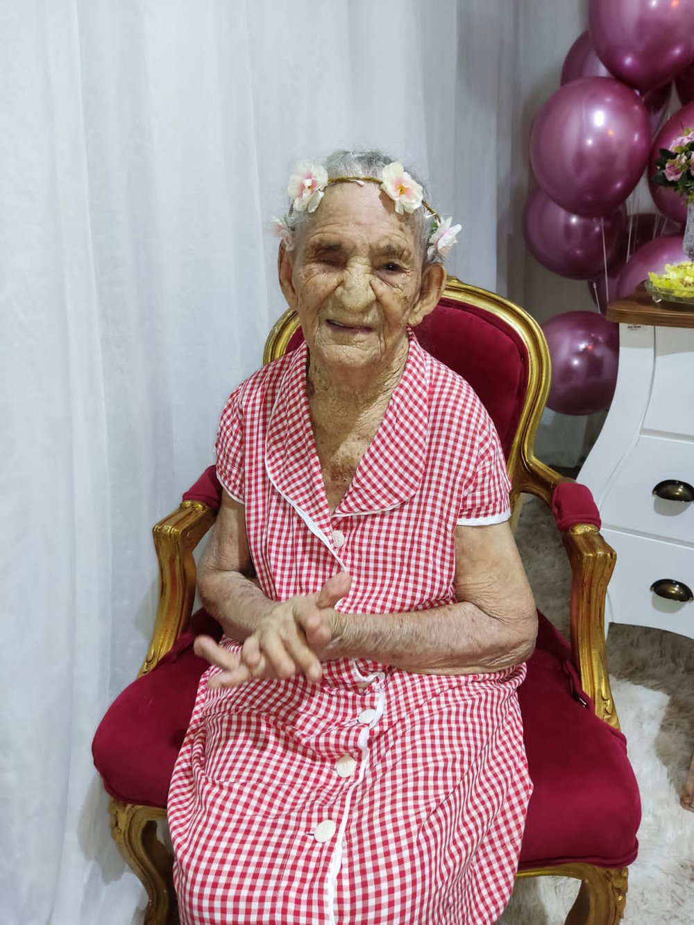 Dona Pedrina de Seu João Branco (Foto: Arquivo Familiar) Dona Pedrina de Seu João Branco (Foto: Arquivo Familiar)