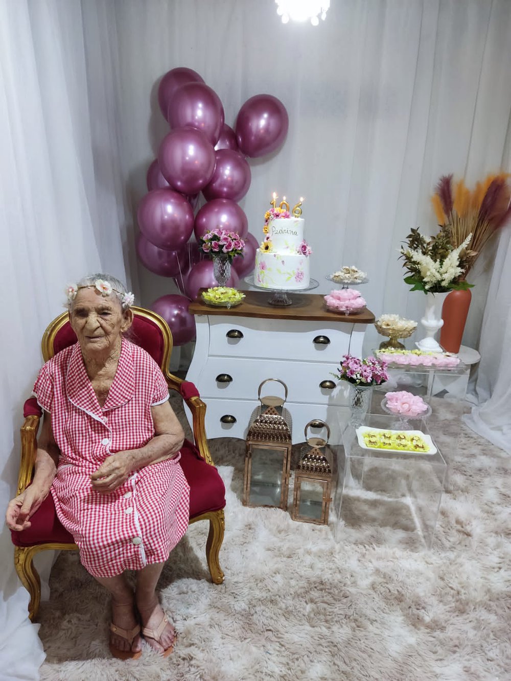 Dona Pedrina de Seu João Branco (Foto: Arquivo Familiar) Dona Pedrina de Seu João Branco (Foto: Arquivo Familiar)
