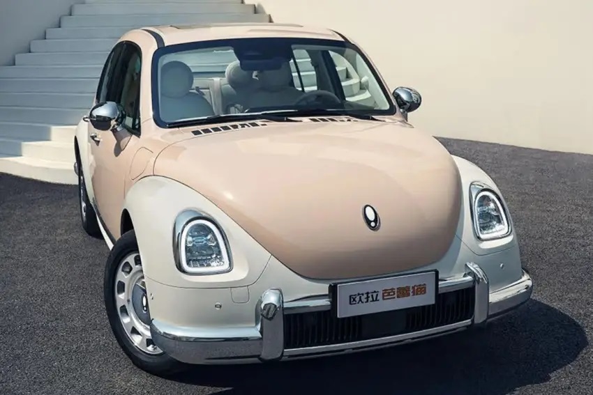 Fusca elétrico chinês é lançado como ‘carro mais feminino do mundo’