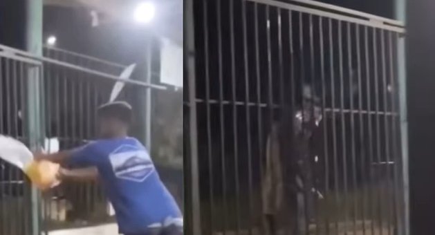 Jovem joga balde d'água em homem que pedia água em Teresina e revolta internautas