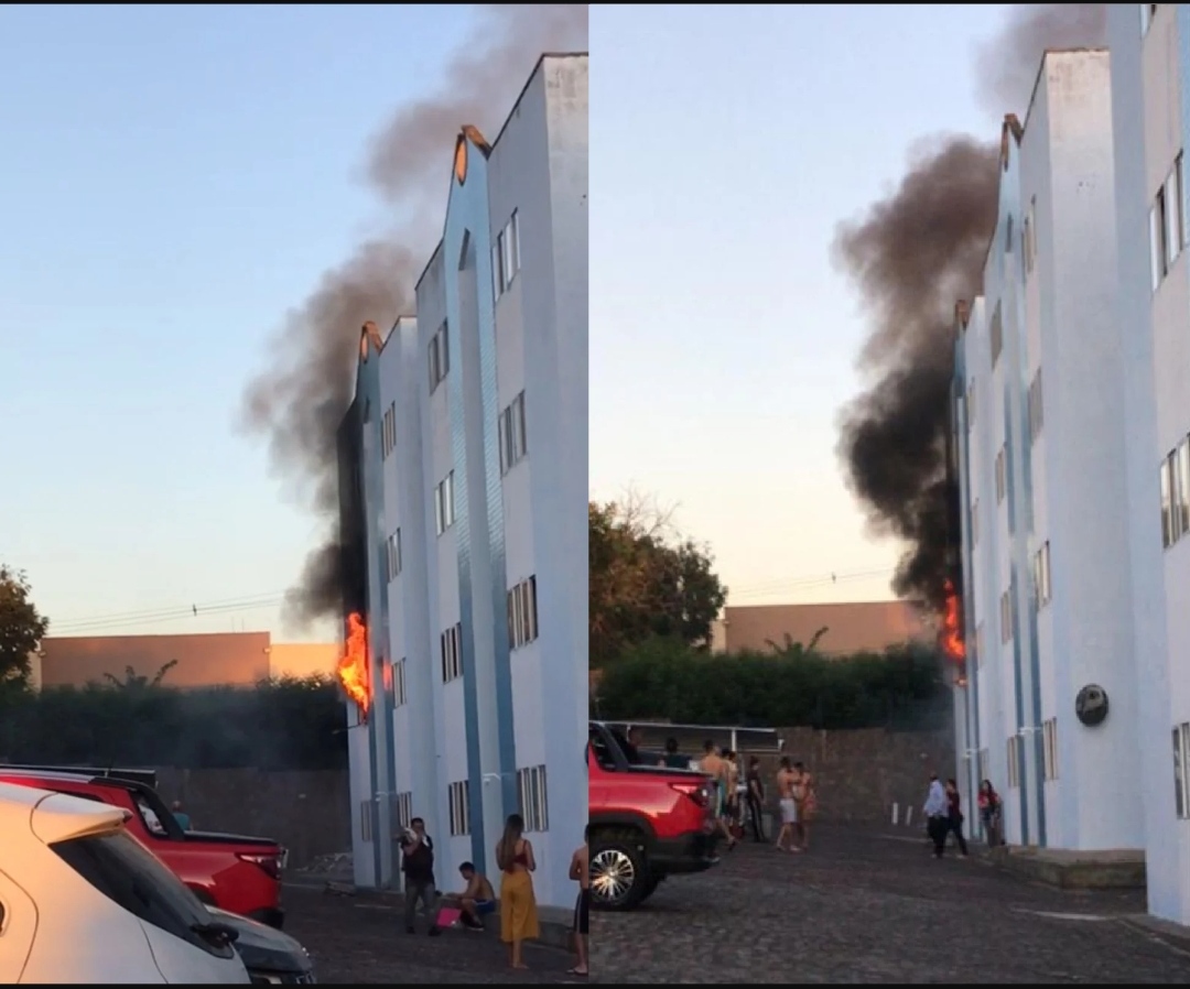 Incêndio atinge apartamento em condomínio da zona Leste