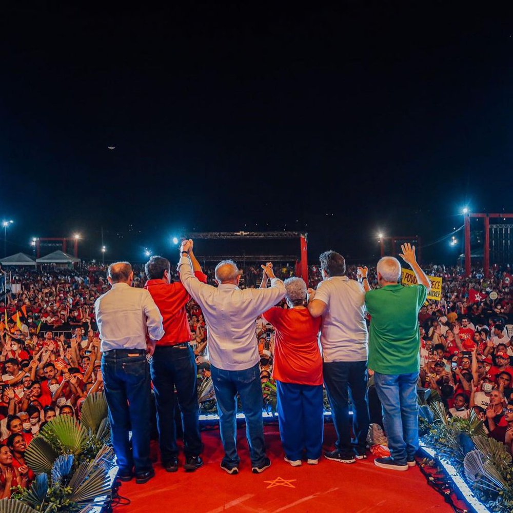 Ato público "Vamos Juntos pelo Brasil" em Teresina (PI) (Foto: Gabriel Paulino/Reprodução/Instagram) Ato público "Vamos Juntos pelo Brasil" em Teresina (PI) (Foto: Gabriel Paulino/Reprodução/Instagram)