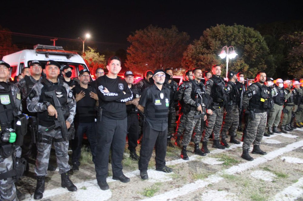 Operação conjunta entre PM, PC e Polícia Penal (Foto: Divulgação) Operação conjunta entre PM, PC e Polícia Penal (Foto: Divulgação)