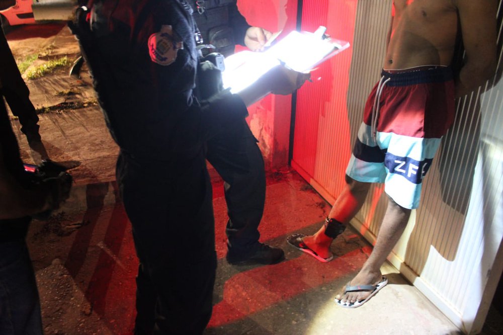 Operação fiscaliza uso de tornozeleiras eletrônicas em Teresina (Foto: Divulgação) Operação fiscaliza uso de tornozeleiras eletrônicas em Teresina (Foto: Divulgação)