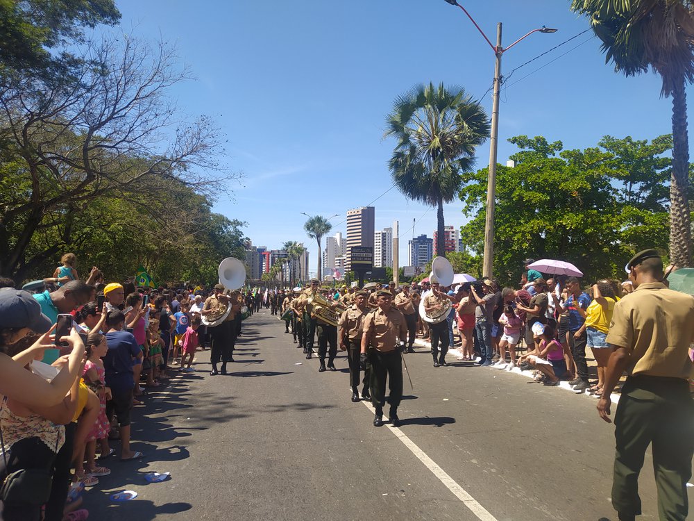 Desfile de 7 de Setembro em Teresina (PI) (Foto: Laís Vitória/JTNEWS) Desfile de 7 de Setembro em Teresina (PI) (Foto: Laís Vitória/JTNEWS)
