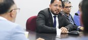 Secretário de Justiça do Piauí, Carlos Edilson, falou durante a solenidade de posse do presidente Jacinto Teles na OAB-PI