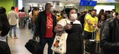 Registro sobre a chegada inicial de apoadores para a posse de Lula