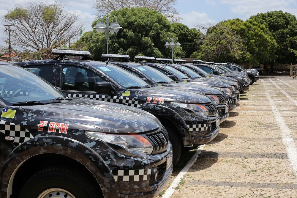 Novas viaturas da Polícia Militar do Piauí (PM-PI).