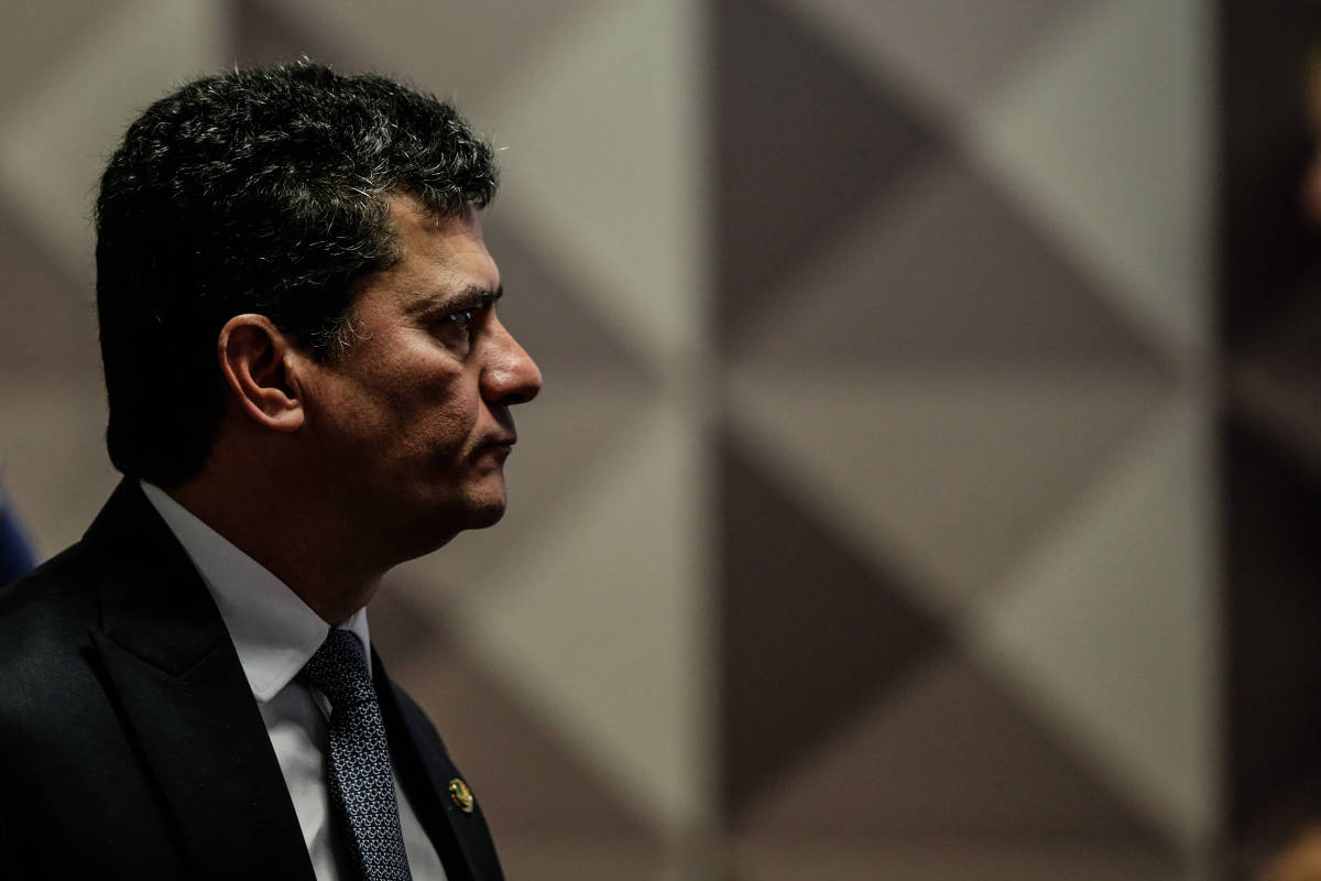 O ex-juiz e hoje senador Sergio Moro (União Brasil).