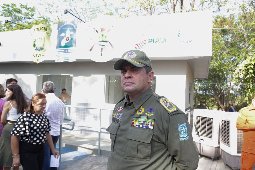 Coronel Scheiwann Lopes, comandante da Polícia Militar (PM-PI).