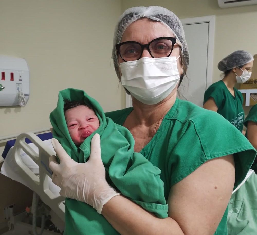 Lucka Gael, primeiro bebê que nasceu na Nova Maternidade Dona Evangelina Rosa.