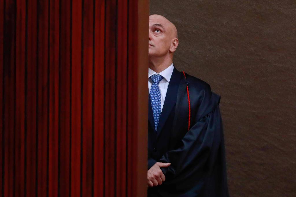 O ministro Alexandre de Moraes, presidente do TSE.